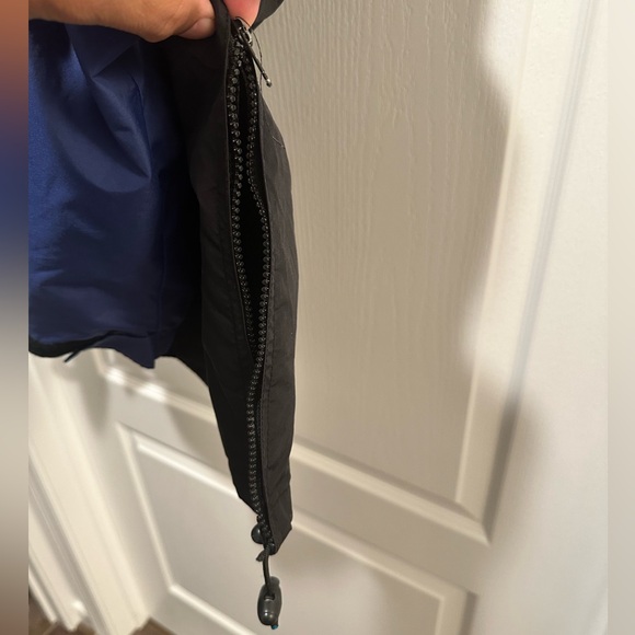 AJ Shop Blue/Black Gore-Tex Jacket ½ Zip Kangaroo Pouch Size Medium Vented - Picture 9 of 13